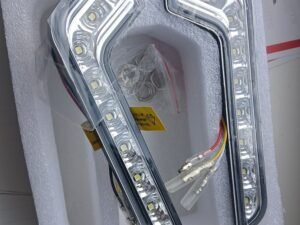 Drl žibintai 9 led L formos su gabaritų funkcija einparts 407/407t